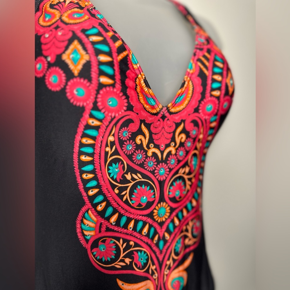 Kenneth Cole New York Mandala Rhinestone Swimsuit size small